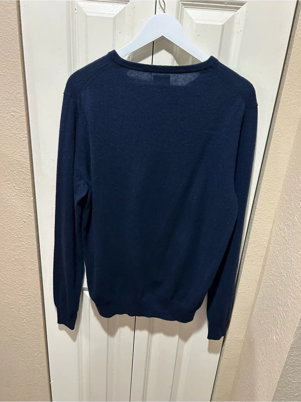 J.Crew 100% Cashmere Crewneck Sweater in Navy , Large